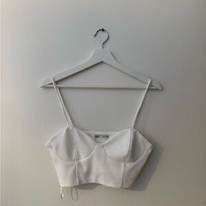 Zara White Camisole Top